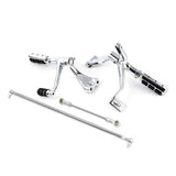 TCMT Forward Controls Footpegs Levers Linkages Fit For Harley Sportster XL 883 1200 2004-2013 - TCMT