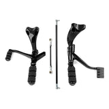 TCMT Forward Controls Footpegs Levers Linkages Fit For Harley Sportster XL 883 1200 2004-2013 - TCMT