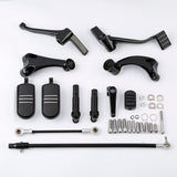 TCMT Forward Controls Footpegs Levers Linkages Fit For Harley Sportster XL 883 1200 '14-later - TCMT
