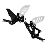 TCMT Front Driver Footpegs Footrest Bracket Fit For SUZUKI GSXR600 GSXR750 '06-'10 - TCMT