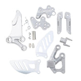TCMT Front Driver Footpegs Footrest Bracket Fit For SUZUKI GSXR600 GSXR750 '06-'10 - TCMT