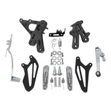 TCMT Front Driver FootPegs Rest Pedals Bracket Set Fit For YAMAHA YZF-R7 '22-'25