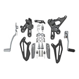 TCMT Front Driver FootPegs Rest Pedals Bracket Set Fit For YAMAHA YZF-R7 '22-'23 - TCMT