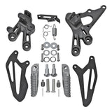 TCMT Front Footpegs Footrest Pedals Bracket Set Fit For Yamaha YZF R7 '22-'25