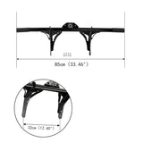 TCMT Front Highway Footpegs Engine Guard Crash Bar Fit For Harley Dyna Low Rider Street Bob Fat Bob Wide Glide 2006-2017 - TCMT