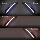 TCMT Front Upper Cowl Lights LED Turn/Runing Fit For Honda Goldwing GL1800 '18-'23 - TCMT