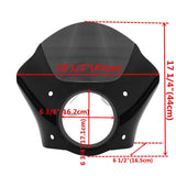 TCMT Gauntlet Headlight Fairing Windscreen Fit For Harley Sportster XL 883 1200 Iron - TCMT