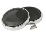 TCMT Hard Saddlebag Lids 6.5" Speakers Grills Fit For Harley Touring '83-'23 - TCMT