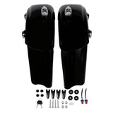 TCMT Hard Saddlebags w/ Electronic Latch Audio Lid Fit For Indian Chieftain 2014-2018, Roadmaster 2015-2023, Springfield 2016-2023 - TCMT