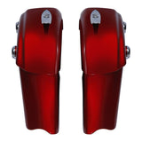 TCMT Hard Saddlebags w/ Electronic Latch Audio Lid Fit For Indian - TCMT