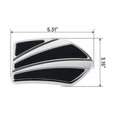 TCMT Large Brake Pedal Pad Fit For Harley Touring '80-'23, Softail FL '86-'17,Switchback FLD '12-'16 - TCMT