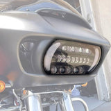 TCMT LED Headlight Hi/Lo Lamp Turn Signal Lights Fit For Harley Road Glide '15-'24 - TCMT