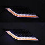TCMT LED Radiator Grill Panels Light Fit For Honda Goldwing GL1800 Tour '18-'23 - TCMT