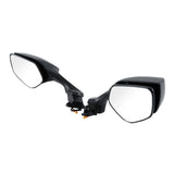 TCMT LED Turn Signal Integrated Rear View Side Mirrors Fit For KAWASAKI NINJA ZX10R ZX-10R 2016-2020 - TCMT