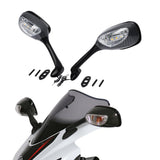 TCMT LED Turn Signal Integrated Rear View Side Mirrors Fit For Suzuki GSXR1000 2005-2016 GSXR600 GSXR750 2006-2020 - TCMT