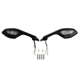 TCMT LED Turn Signal Integrated Rear View Side Mirrors Fit For Yamaha YZF R1 '15-'24 Yamaha YZF R6 '17-'22 - TCMT
