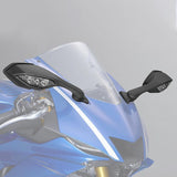 TCMT LED Turn Signal Integrated Rear View Side Mirrors Fit For Yamaha YZF R1 '15-'24 Yamaha YZF R6 '17-'22 - TCMT