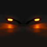 TCMT LED Turn Signal Integrated Rear View Side Mirrors Fit For Yamaha YZF R1 '15-'24 Yamaha YZF R6 '17-'22 - TCMT