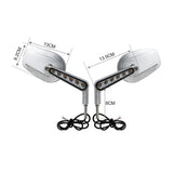 TCMT Muscle Rear View Mirrors LED Turn Signals Fit For Harley V-Rod VRSCF 2009-2017 - TCMTMOTOR