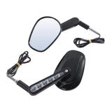 TCMT Muscle Rear View Mirrors LED Turn Signals Fit For Harley V-Rod VRSCF 2009-2017 - TCMTMOTOR