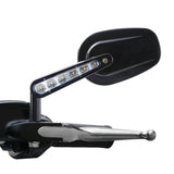 TCMT Muscle Rear View Mirrors LED Turn Signals Fit For Harley V-Rod VRSCF 2009-2017 - TCMTMOTOR