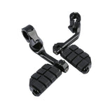 TCMT Long Highway Foot Pegs Fit For Harley 1-1/4" Bars Engine Guards Road King Road Glide Street Glide - TCMTMOTOR