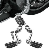 TCMT Long Highway Footpegs Fit For Harley Electra Road King Street Glide 1-1/4" Bars - TCMTMOTOR