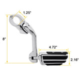 TCMT Long Highway Footpegs Fit For Harley Electra Road King Street Glide 1-1/4" Bars - TCMTMOTOR
