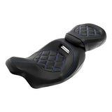 TCMT Low Profile Driver Passenger Seat Fit For Harley Touring '09-'23.5 - TCMT
