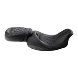 TCMT Low Profile Driver Passenger Seat Fit For Harley Touring '09-'23.5 - TCMT