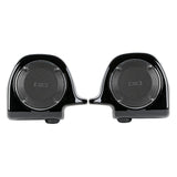 TCMT Lower Fairing 6.5" Speakers Grill Box Pod Fit For Harley Touring '88-'13 - TCMT