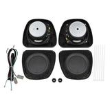 TCMT Lower Fairing Audio Speakers Black Fit For Harley Touring '06-'13 - TCMT
