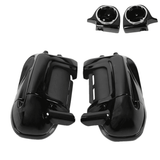 TCMT Lower Vented Leg Fairings 6.5" Speaker Box Pods Fit For Harley Touring 1983-2013 - TCMTMOTOR