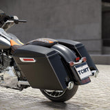 TCMT Matte Black 5" Stretched Hard Saddlebags Fit For Harley Touring '14-'24