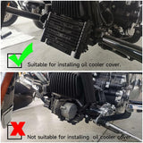 TCMT Motorcycle Oil Cooler Cover Fit For Harley Touring '17-'24