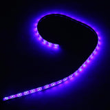 TCMT Motorcycle Re 3528 SMD LED Flexible Strip Bar Light Lamp DC 12V 64cm Waterproof