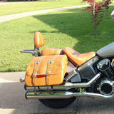 TCMT Passenger Sissy Bar Backrest Luggage Rack Fit For Indian Scout '15-'24
