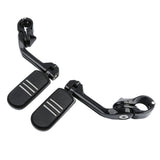 TCMT Pegstreamliner 1-1/4" 32mm Long / Short Angled Mount Highway Footpegs Engine Guard Pegs Fit For Harley - TCMT