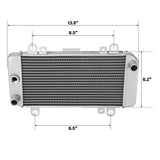TCMT Radiator Engine Cooling Cooler Fit For Kawasaki Ninja 250R EX250 '08-'12 - TCMT