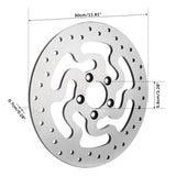 TCMT Rear Brake Disc Rotors & Bolts Fit For Harley Touring '14-'23 - TCMT