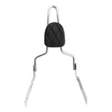 TCMT Rear Detachable Backrest Chrome Sissy Bar Pad Fit For Harley Dyna '06-'17 - TCMT