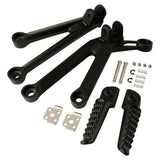 TCMT Rear Footpegs Footrests Brackets Rest Fit For Kawasaki ZX10R '04-'05 - TCMT