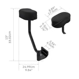TCMT Rear Passenger Armrest Fit For Honda Goldwing GL1800 '18-'19 - TCMT