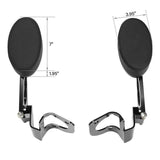 TCMT Rear Passenger Armrests Adjustable Fit For Harley Touring Glide '14-'23 - TCMT