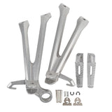 TCMT Rear Passenger Foot Pegs Bracket Mount Fit For Suzuki GSXR600 GSXR750 '11-'23 - TCMT
