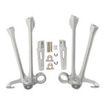 TCMT Rear Passenger Foot Pegs Footrest Bracket Fit For Suzuki GSX R1000 '09-'16 - TCMT