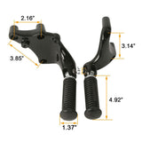 TCMT Rear Passenger Footpegs & Mount Kit Fit For Harley Sportster XL883 XL1200 2014-2021 - TCMTMOTOR