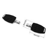 TCMT Rear Passenger Footpegs Footrests Fit For BMW R18 B R18 Transcontinental '21-'24 - TCMT