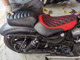 TCMT Rear Passenger Seat Fit For Harley Sportster Iron 883 XL883N '16-'22 XL1200NS '18-'22 - TCMT
