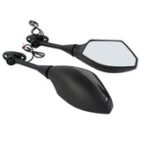LED Turn Signals Rearview Mirrors For Honda CBR600RR CBR1000RR Suzuki GSXR 750 - TCMTMOTOR